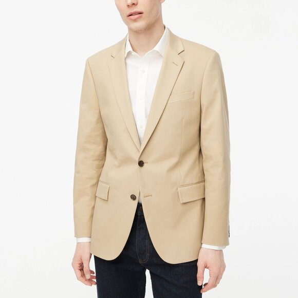 J. Crew Men's Slim Fit Thompson Blazer Size 44 Regular NWT 365 TruTemp Jacket